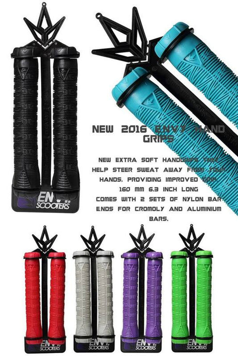 ENVY HAND GRIPS V2 (PAIR) - BLACK